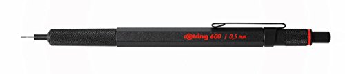 Rotring – Portaminas 600, 0, 5 mm, Negro 3501179044439