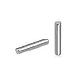 uxcell ダウエルピン 304ステンレス鋼 棚ペグ サポートシェルフ シルバートーン 1.5 mmx8 mm 50個