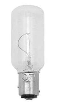LAMPADINA Bombilla con Casquillo de Bayoneta 25 W 24 V