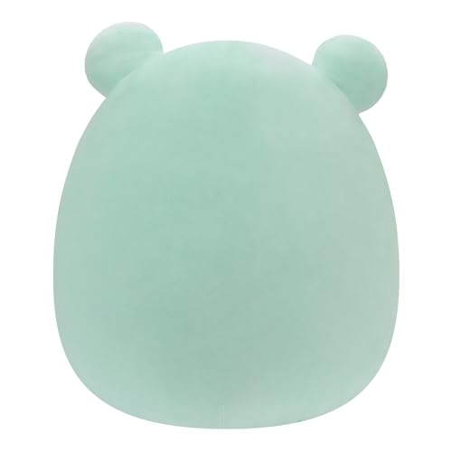 Image of Squishmallows Original 14-Inch Fritz Green Frog with Print Belly - Official Jazwares Large Plush