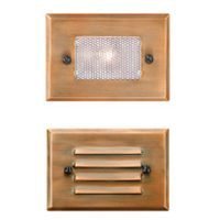 Intermatic Cl905k 7-Watt Antique Copper Metal Half Brick Surface Low-Voltage Light Accent & Patio Lighting