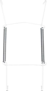 Invisible Plate Hangers for Wall | Decorative Dish Display Holders Hanging Wires Spring Hook Holder Fit to Hang on Wall (White Plate Hanger) (14 x 19 cm)