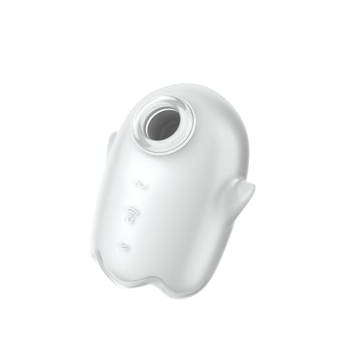Satisfyer Glowing Ghost | Vibro-Masseur Air Pulse Innovant | Sex Toýs Femme | Ondes de Pression & Vibrations | Rechargeable & étanche (IPX7) | Silicone médical Sex-Toys
