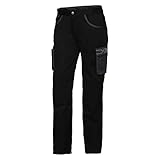  IXS Team Pantalones (Black/Gray,XXS)