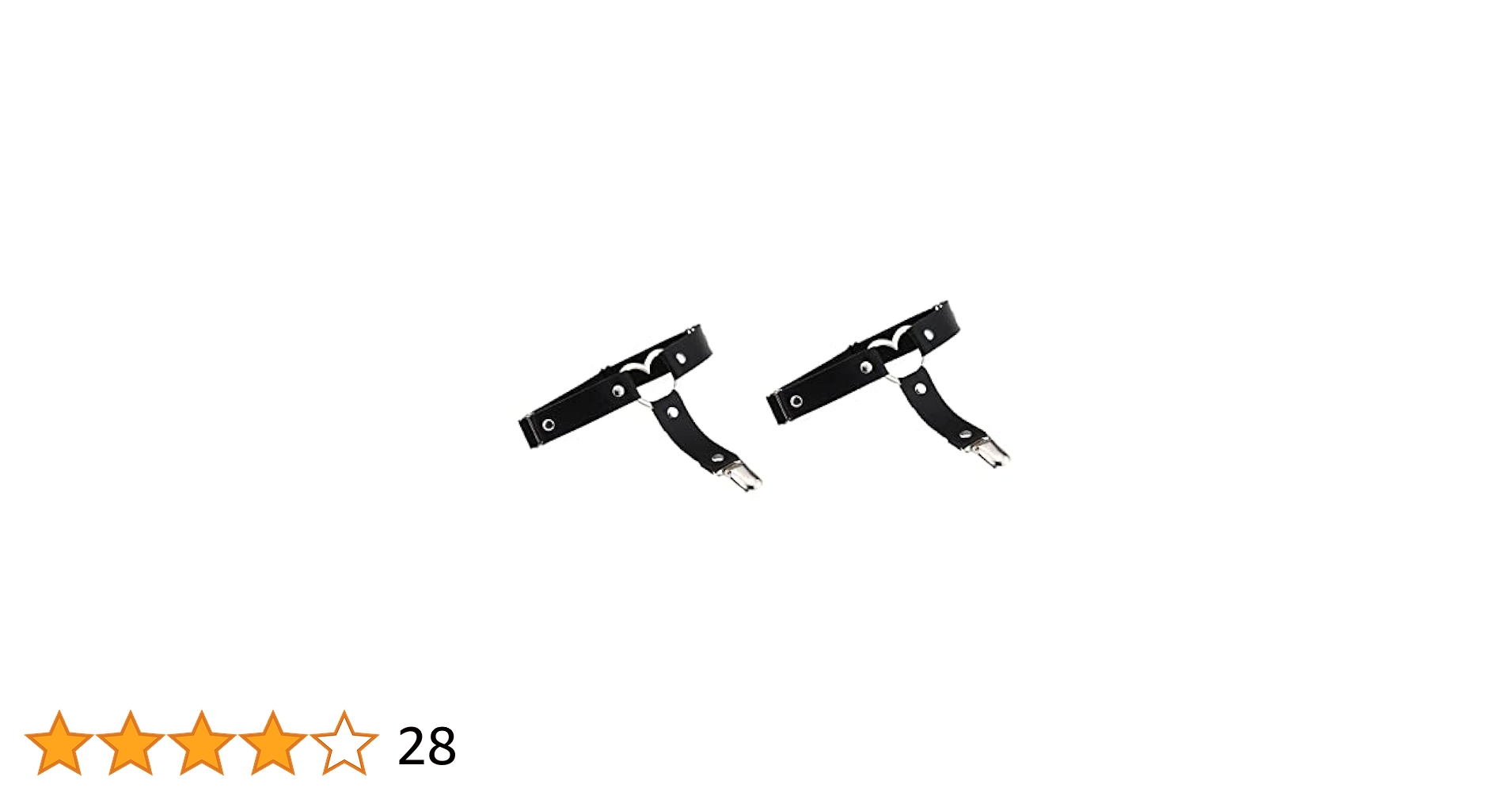 Amazon.co.jp: [LIKENNY] レッグガーター 黒 ハート型 レッグ