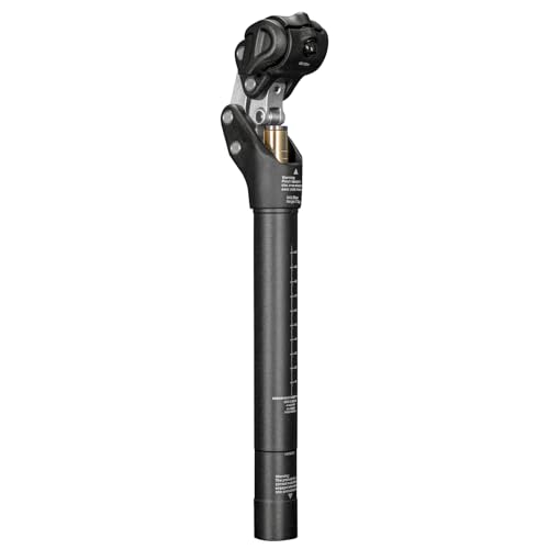 PeakRider SP442 Suspension Seatpost – 27.2mm / 30.9mm / 31.6mm Adjustable Shock-Absorbing Bike Seat Post, 45mm Travel Four-Bar Linkage for MTB, Gravel, Road & E-Bikes – Supports Riders up to 242 lbs