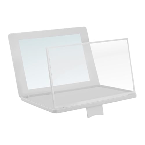 Lupa de teléfono 3d HD   Amplificador de pantalla plegable, amplificador de pantalla con espejo, accesorios portátiles de proyector de teléfono 12 | Adecuado para videocámaras, videojuegos, viajes en