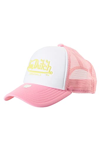 Von Dutch Trucker Cap Atlanta White Pink Weiß Rosa, Size:OneSize