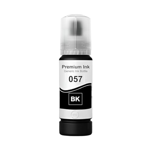 Image of Refill Ink 057 Compatible with Epson L8050, L18050, L8150W Printer (057 Black Ink 1 Pcs)