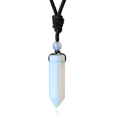XIANNVXI Opal Healing Crystal Necklace Cover