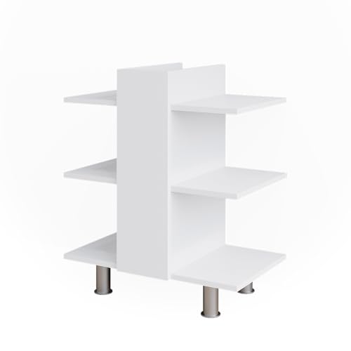 Vicco Mueble bajo Lavabo Fynn, Blanco, 60 x 70 cm con 6...