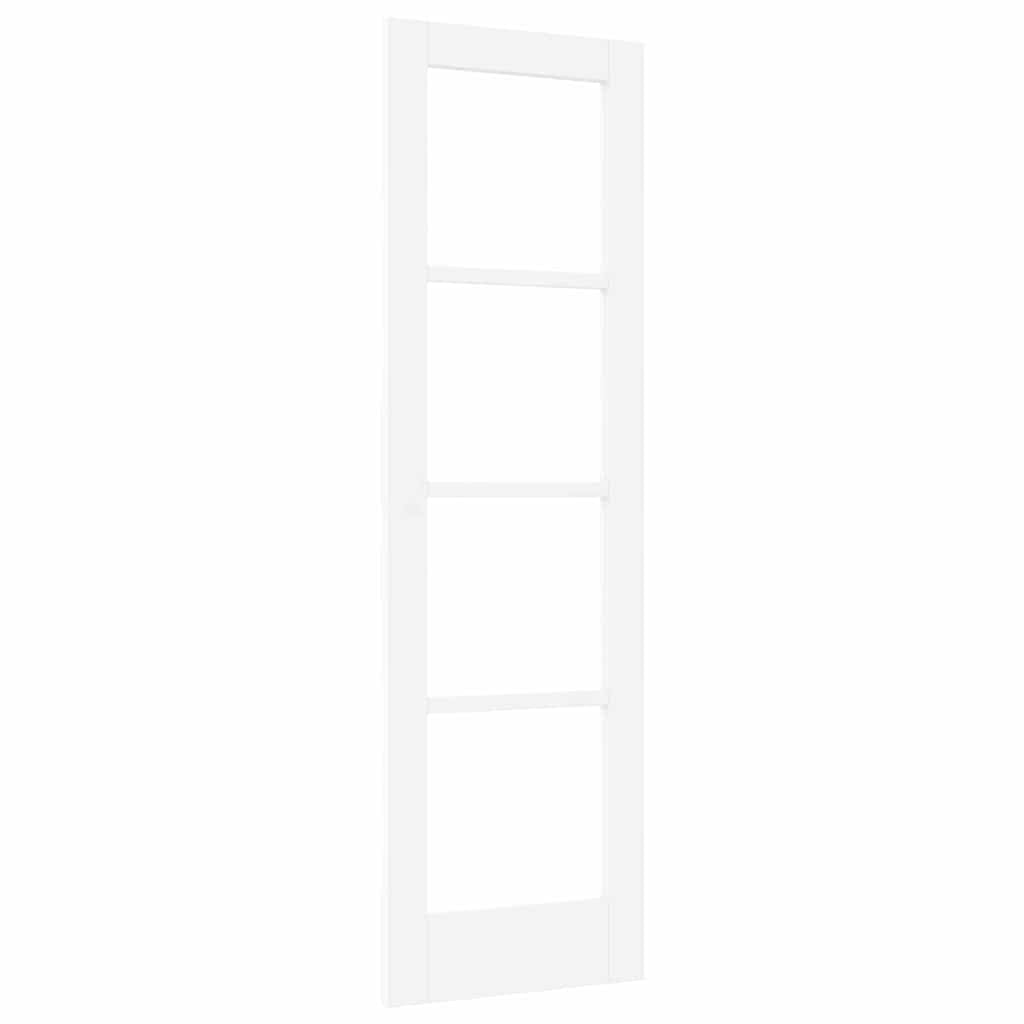 vidaXL Porte intérieure ORKDAL Blanc préparé 61 x 198,5 cm, Porte d'entrée élégante, cloison moderne, design lisse pour la maison, barrière pratique
