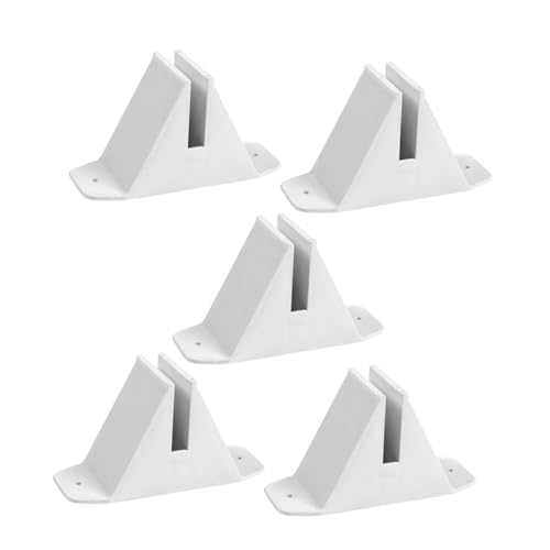 KONTONTY 5 Bases Para Vallas De Jardín Soporte Para Postes De Buzón Placa De Cubierta De Fácil Instalación Para Decoración De Patio