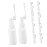 Veemoon 10 Stück Teiliges Nasenspray Flaschen mit Drehbarem Sprühkopf Lange Düse für Gründliche...