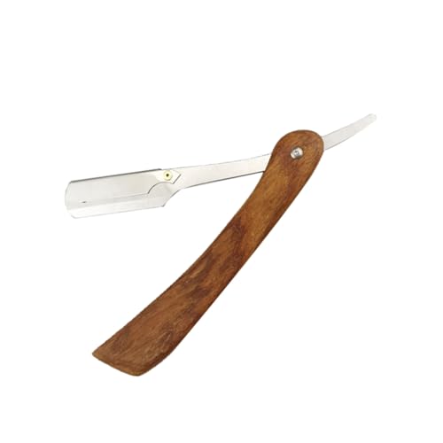 FRCOLOR Men's Razor Straight Razor Barber Tool for Beard Sideburns Short Fine and Easy to Use