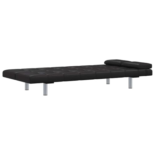 VidaXL Sofá Cama Reclinable Cojines Madera