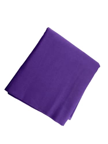 Fabthreads 100% Cotton Fabric Full Voile Dyed Turban Fabric 100 cms Wide (Light Purple)