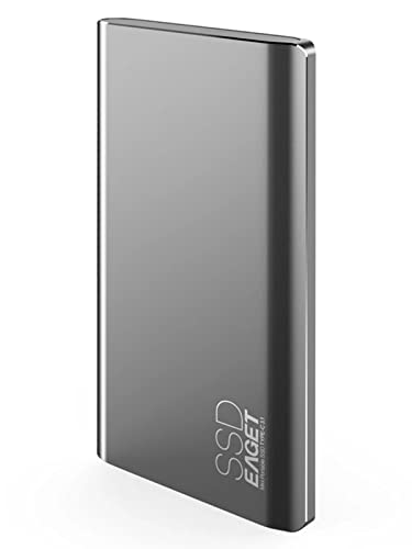 Schlanke Externe SSD Portable Solid State Drive USB 3.0 500M/S Externe Festplatte Für Windows 10, 8, 7, Vista, XP/Mac OS…