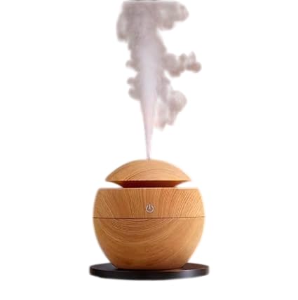Wooden Cool Mist Humidifiers Essential Oil Diffuser Aroma Air Humidifier with Colorful Change for Car, Office, Babies, Humidifiers for Home, Air Humidifier for Room-image-22