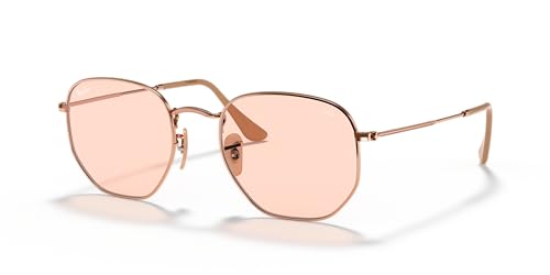 Ray-Ban Unisex Rb3548n Hexagonal Flat Lens Evolve Photochromic Hexagonal Sunglasses,
