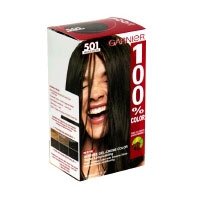 Garnier 100% Color Vitamin Enriched Vibrant Color # 501 Medium Brown miniatura 1