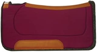 Diamond Wool Contoured Felt Ranch Western Saddle Pad for Horses 30x30-1
