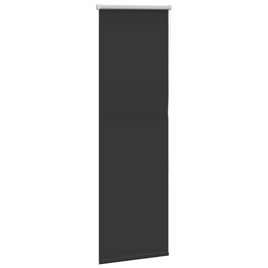 Verdunkelungsrollo Schwarz 60x130 cm Stoffbreite 55,7 cm, Sichtschutz Rollo ohne Bohren, Klemmrollo für Fenster, Innenjalousie, Verdunklungsrollo Klemmfix, Plissee ohne Bohren