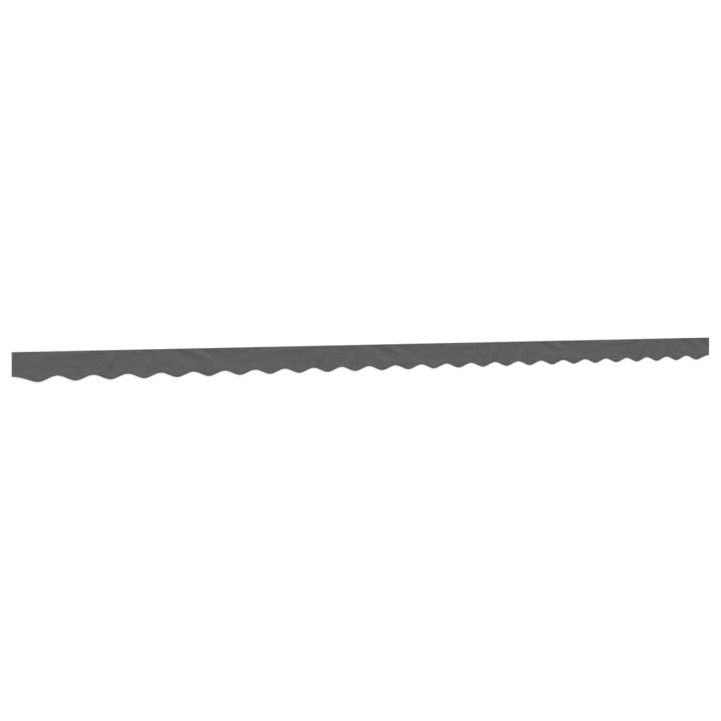 Markisenvolant Anthrazit Gestreift 580x20 cm