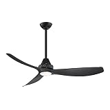 Levanto 52 in. LED Indoor/Outdoor Coal Ceiling Fan with Light