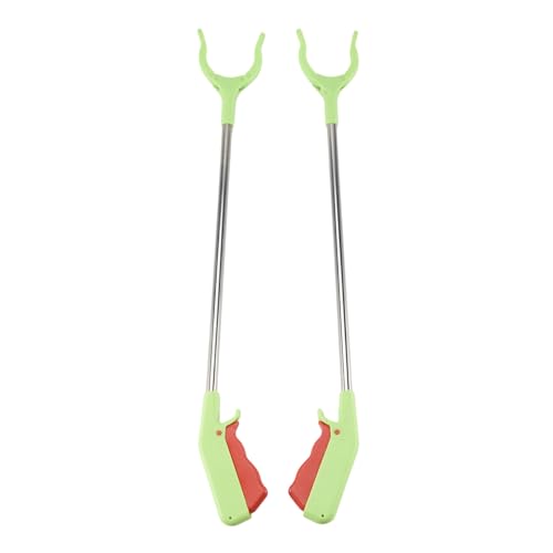 Diheohg 2 x avfallsklo avfallsklo avfallshanterare klämma trädgård skräpverktyg 60 cm