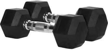 TheCriff Hex Dumbbells Pack of 2 for Home Gym E5quipment Fitness Barbell | Gym Exercise | Home Workout, Gym | Dumbbells Weights for Men & Women (2.5 Kg X 2)-image-16