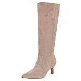  Ital Design Damenschuhe Stiefel Klassische Stiefel, DES8022S-, Textil, Hellbraun, Gr. 39