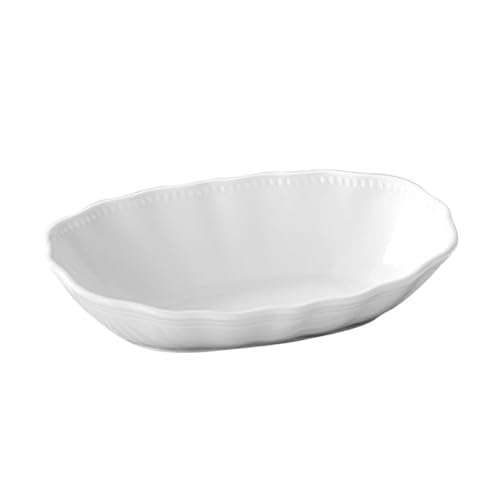 VINTORKY Teglia per Pane da Forno in Ceramica Teglia da Forno Accessorio per Cottura Facile da Pulire Design Profondo per Uso Versatile in Cucina