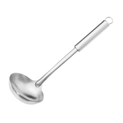LIGIGWASH Cucchiaio da Zuppa Acciaio Inossidabile con Resistente Utensile per Preparazioni Gourmet Facile da e Appendiabile per Comfort e