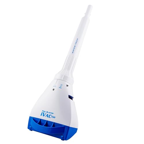 POOL BLASTER iVac 150 Cordless Hot Tub Vacuum for Spas Small Pools Kiddie Pools 2.5 Hours Runtime Battery-Powered Handheld Hoseless Cleaner Inground & Above Ground Pool Steps by Water Tech