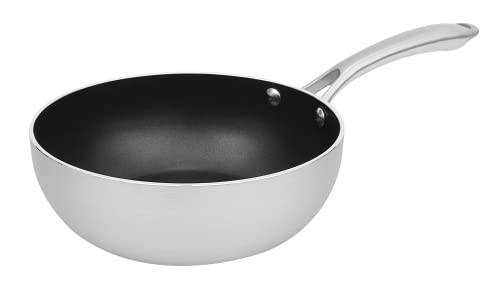 Dr.hows Shine Nonstick Coating Frying Pan, Wok For Induction, Electric, Halogen And Gas Cooktops, Stainless Handle, Pfoa Free, Dishwasher-Safe (Shine Wok 20Cm) #TOP9