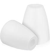 DOITOOL 2 peças de substituição de abajur de plástico para lâmpada de piso, tampa de sombra de lâmpada branca de substituição fo...