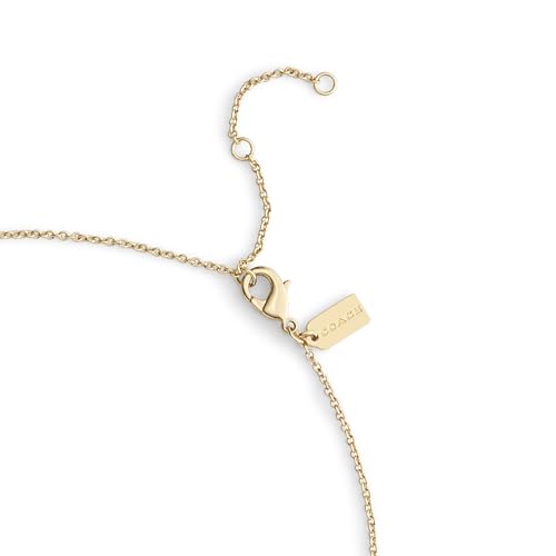 COACH Women's Signature Pavé C Strand Necklace3