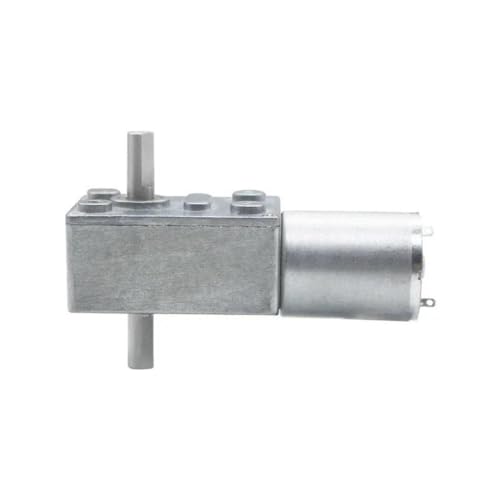 Moteur à vis sans fin en métal 6V 90RPM à double arbre J pour vos projets de bricolage