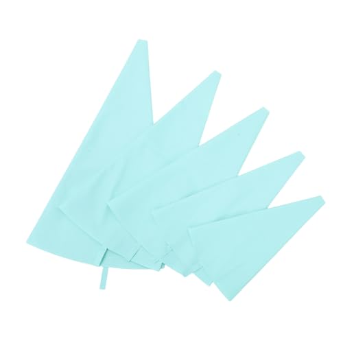 ULTECHNOVO 5 Piezas Manga Pastelera de Silicona Reutilizables para Decorar Galletas y Cupcakes Bolsa de Manga para Glaseado Fácil Limpieza Compatible con Boquillas de Pastelería Herramienta