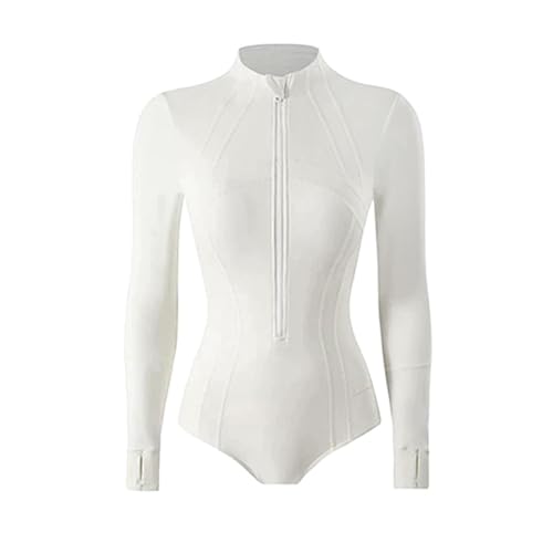 Combinaison maillot de bain manches longues femme pour entraînement et plongée