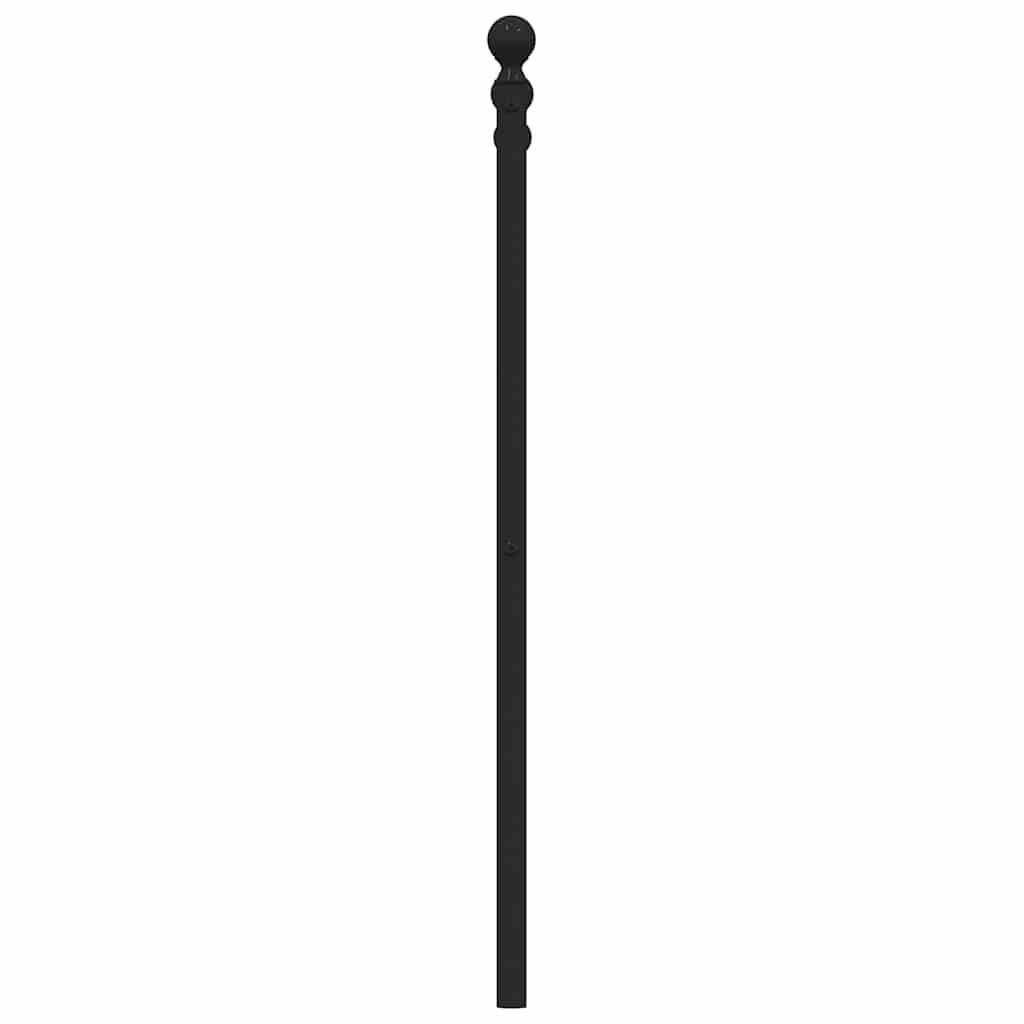 vidaXL Testiera di Ricambio in Metallo Nero 180 cm