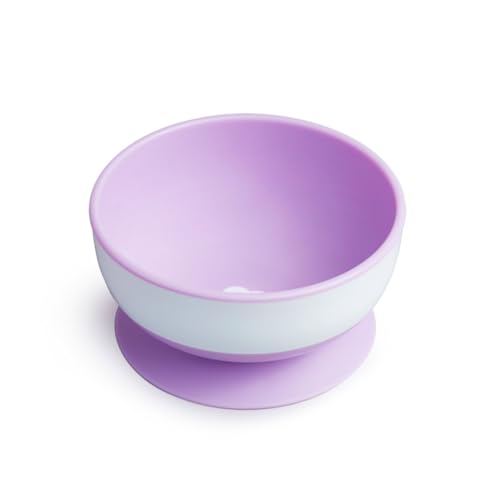 Image of Munchkin Stay Put Suction Bowls for Baby and Toddler,Blue /Green /Purple,3 Count (Pack of 6)