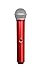 Shure WA712-RED Colored Handle Only for BLX2/PG58 Wireless Transmitters (Red)