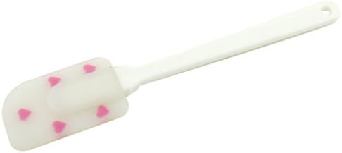 Mini Spatulas Silicone Heat Resistant Flexible Silicone Spatulas Essential Bakeware Tool Removable Paddle Cooking Kitchen Spatula 9.8 inch 1 Set 2 Pcs