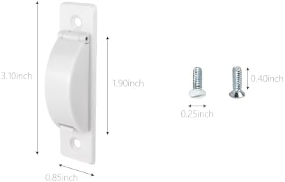 2 Pack Light Switch Guard Covers, Wall Switch Guard Child Proof Cover to Prevent Turning Off or On (2, White) - 1