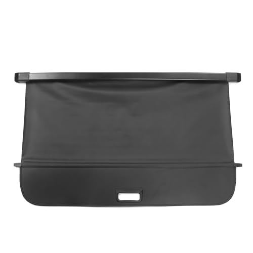 IKON MOTORSPORTS, Cargo Cover Compatible with 2023-2026 Mazda CX-50 All Models, OEM Style PVC & Aluminum Rod Black Security Rear Trunk Cover Security Retractable Shield