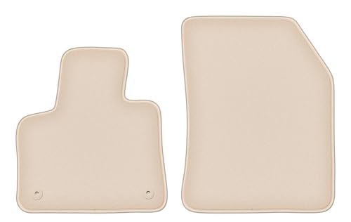 Tapis de sol avant velours Peugeot 5008 II crossover 2017-2020 beige