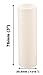 Creative Hobbies 3 Inch Tall Cream Plastic Candle Covers Sleeves Chandelier Socket Covers - Slip Over E12 Candelabra Base Sockets | Set of 12