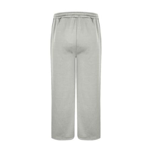 DESKABLY Baggy Sweatpants for Men Straight Leg Jogger Pants Elastic Waist Athletic Running Sweatpants Soft Lounge Pants Fall3